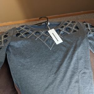 Woman's rhinestone top
